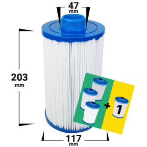 spa filter 47mm 203mm 117mm