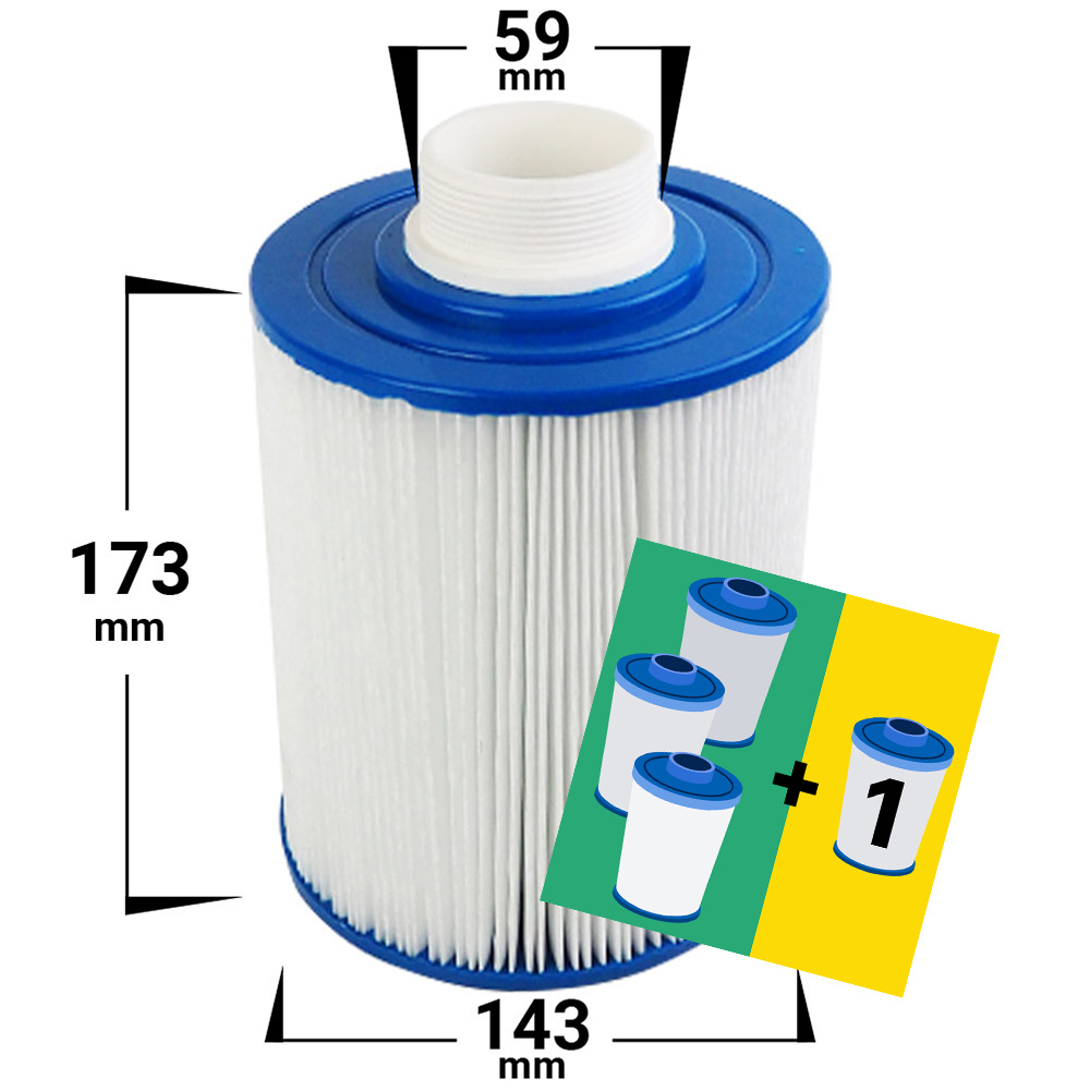 4-pack Spa filter for Jazzi | Trademax