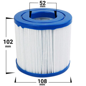 Spafilter 1-pak | Coast Spas | Cyanna Valley | Accent Spas | Sonoma | Leisure Bay | Blue Falls | Diamante | Lay-Z-Spa m.fl.