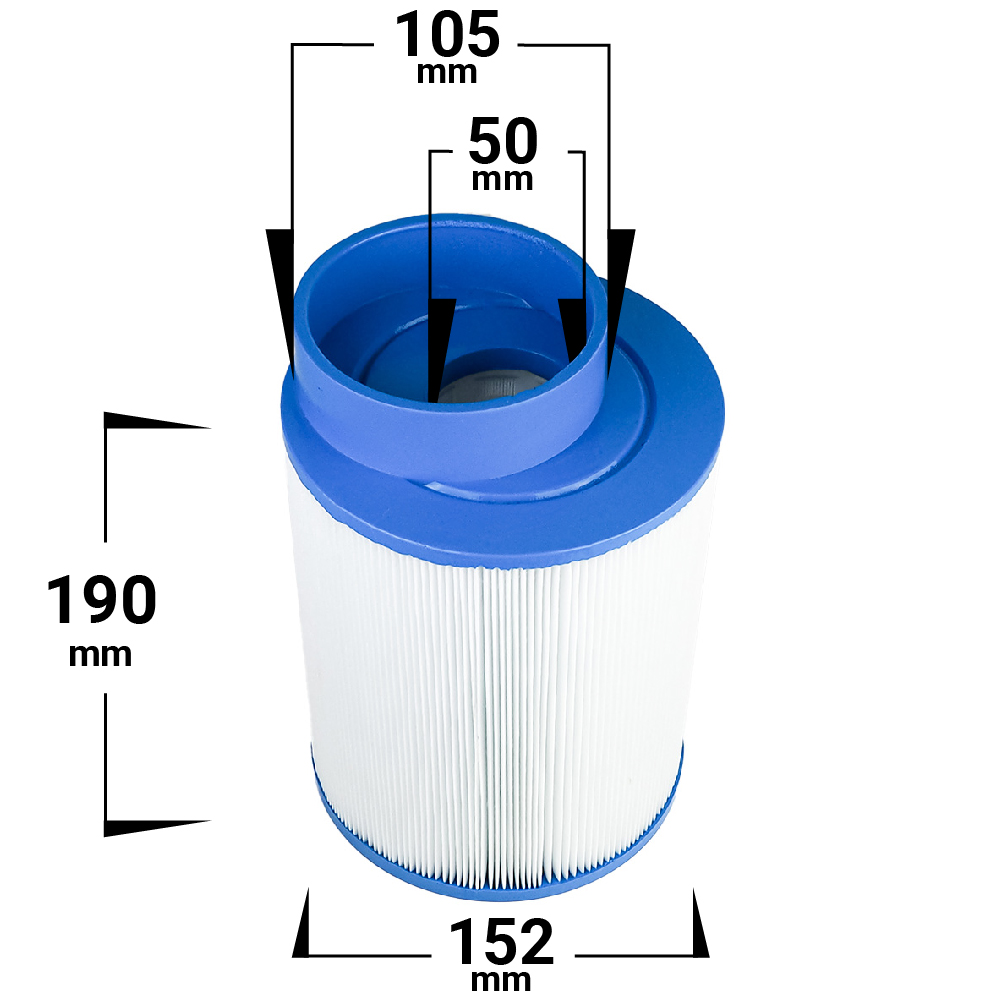 1-pack Spafilter som passar bl.a. Softub