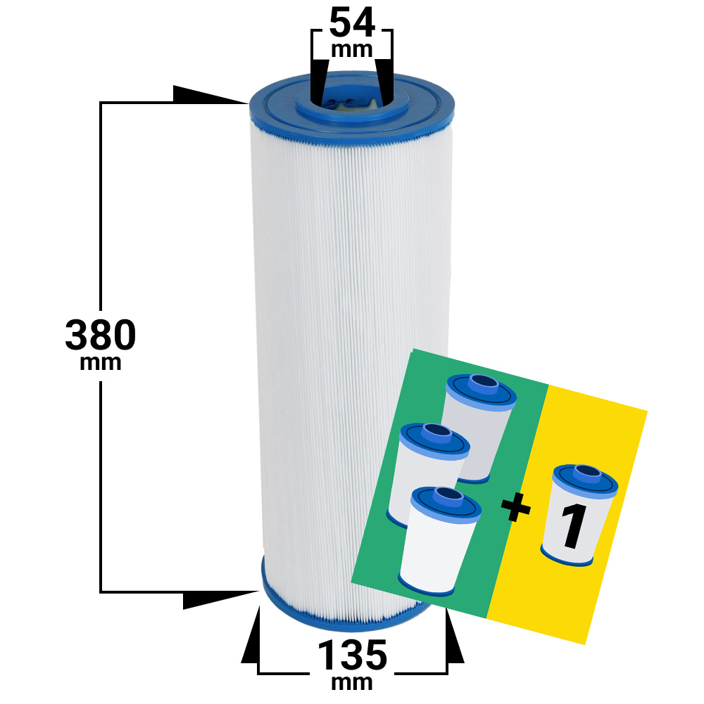 4-pack Spa filter Calspa | Maax | Viking | Barefoot Spa