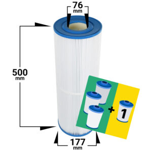 4-pak Spa filter Hayward CX-500 Pleatco PA50 | Hydropool | Aegean
