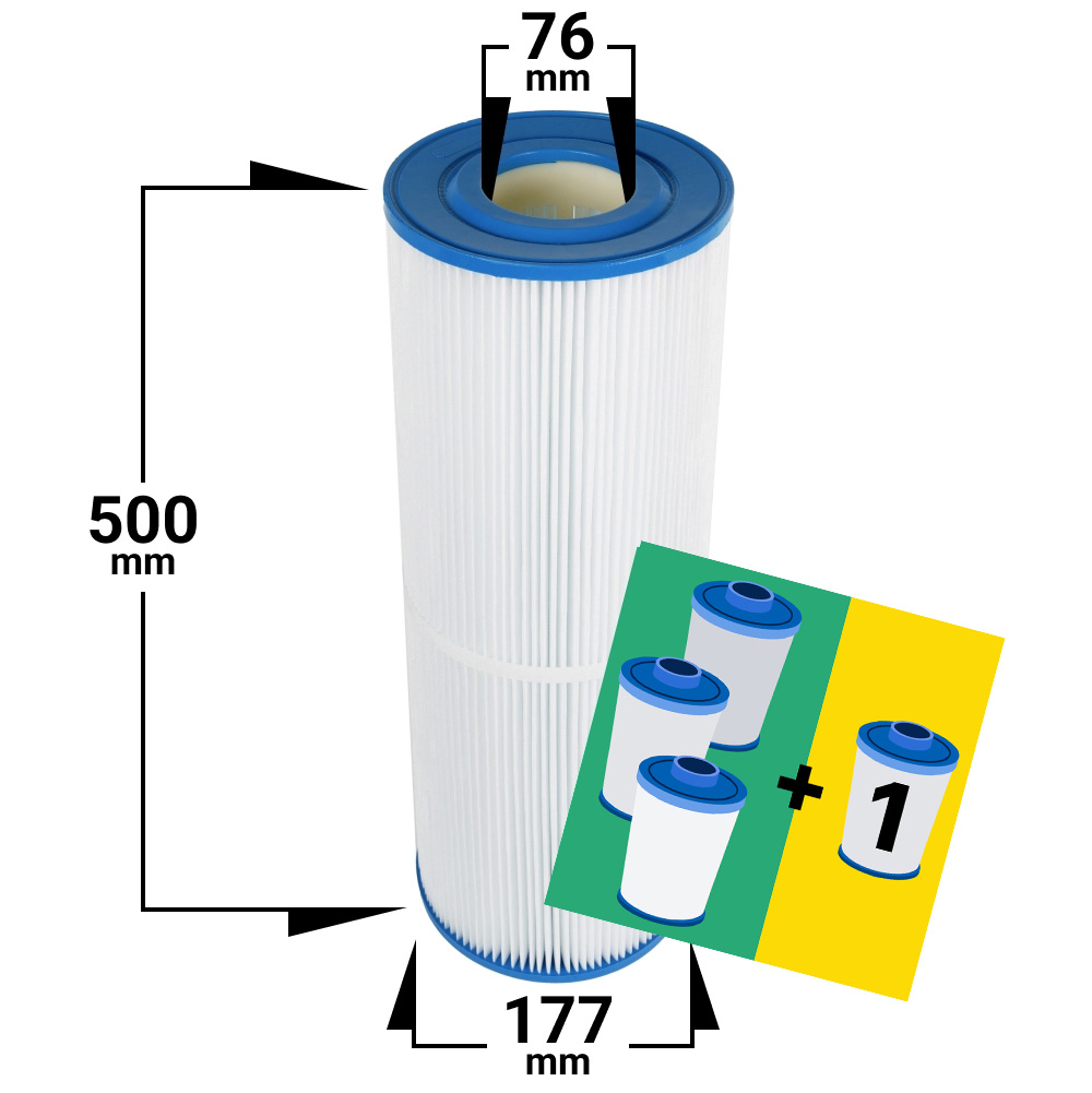 4-pack Spa filter Hayward CX-500 Pleatco PA50 | Hydropool | Aegean