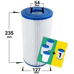 Spafilter 4-pak | Swebad | Serenity | Vita Spa | Infinity | Master Spas | Aquavia | Artesian | Viking | Cal Spas | Caldera | Bullfrog | Coleman m.fl.